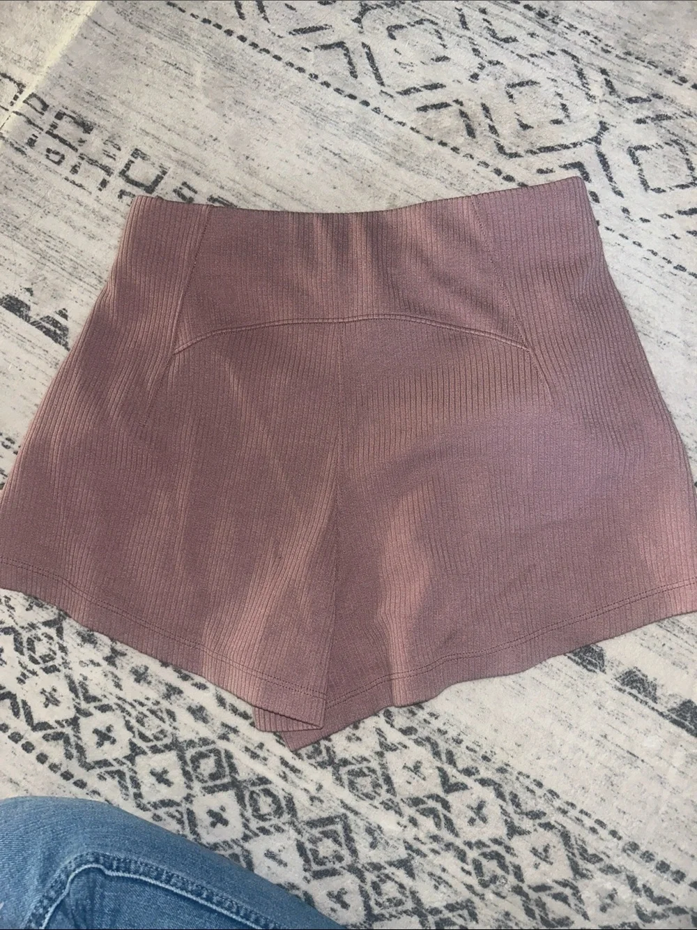 Lululemon Modal-Blend Ribbed High-Rise Shorts
